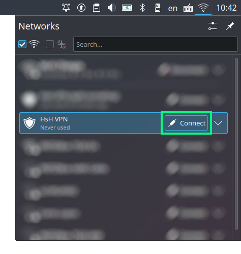 11 - click on networks and connect